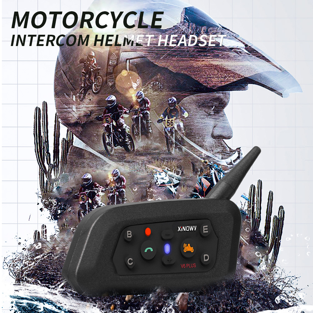 V6 Plus Motorcycle Helmet Inte - Home Office Headset บทวิจารณ์และราคา