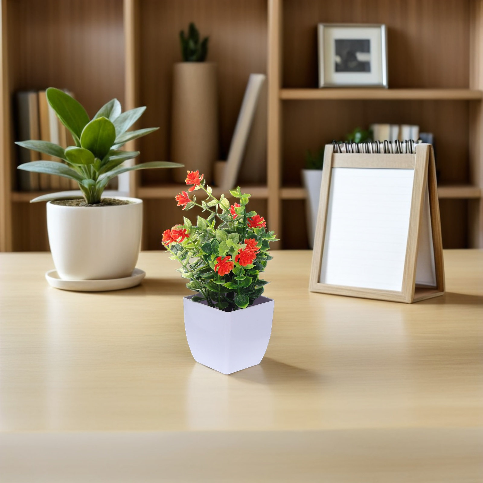 6Pcs Realistic Mini Faux Potte - Plant Desk Mini บทวิจารณ์และราคา
