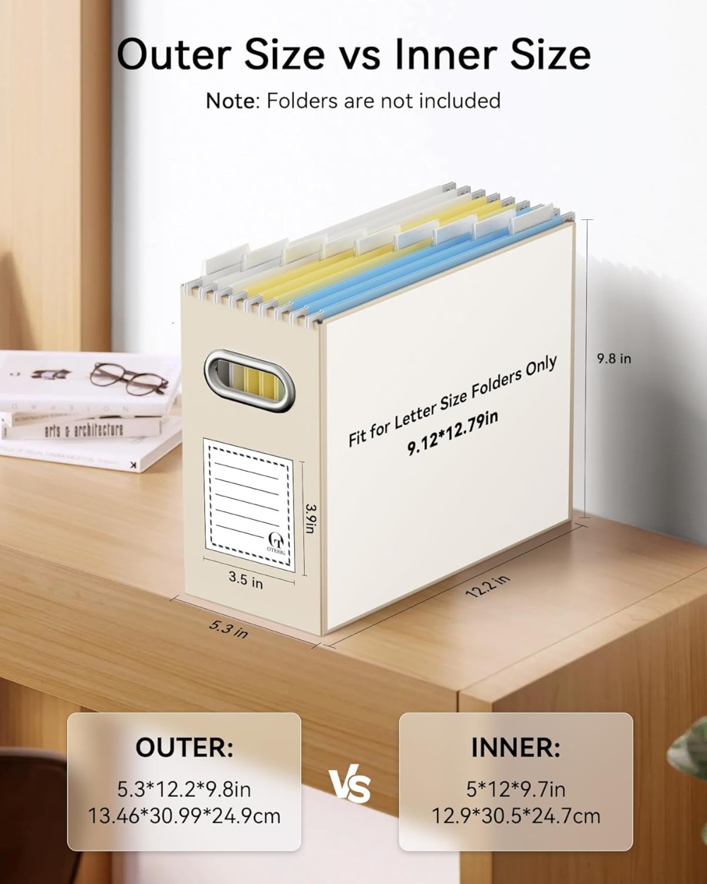 Portable File Organizer Box fo - Home Office Box บทวิจารณ์และราคา