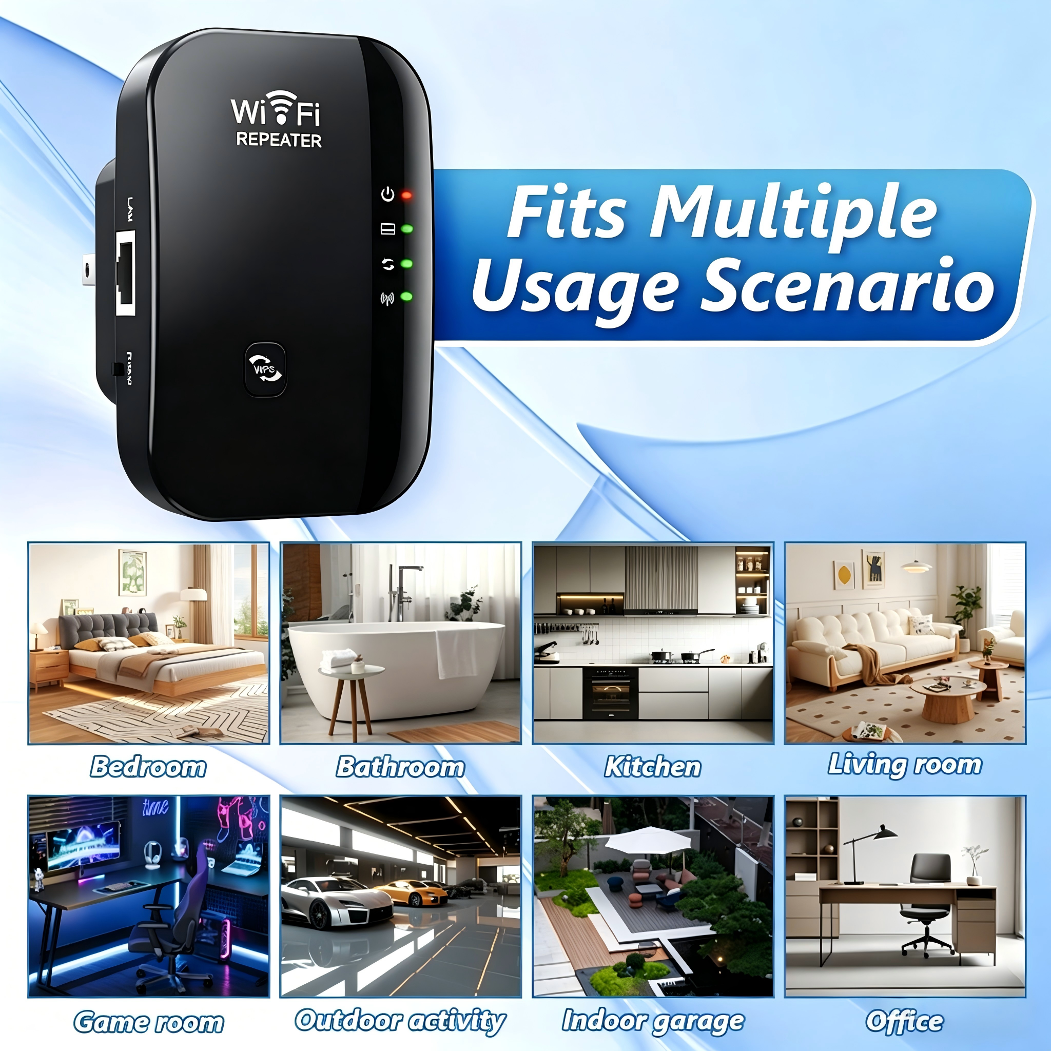 Wireless 300M 2.4GHz WiFi Rang - Home Office Equipment บทวิจารณ์และราคา