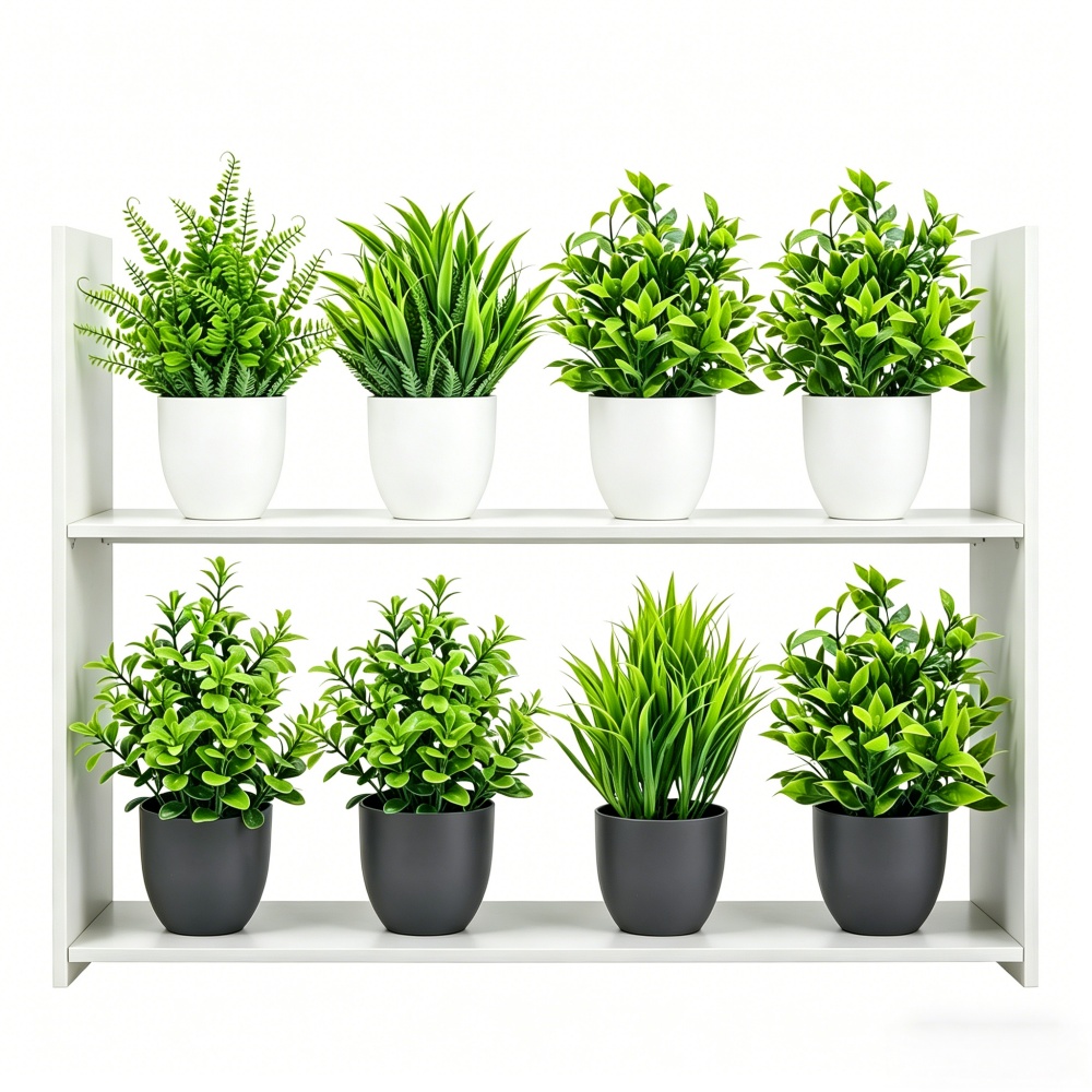4pcs/set Mini Artificial Plant - Plant Desk Mini บทวิจารณ์และราคา