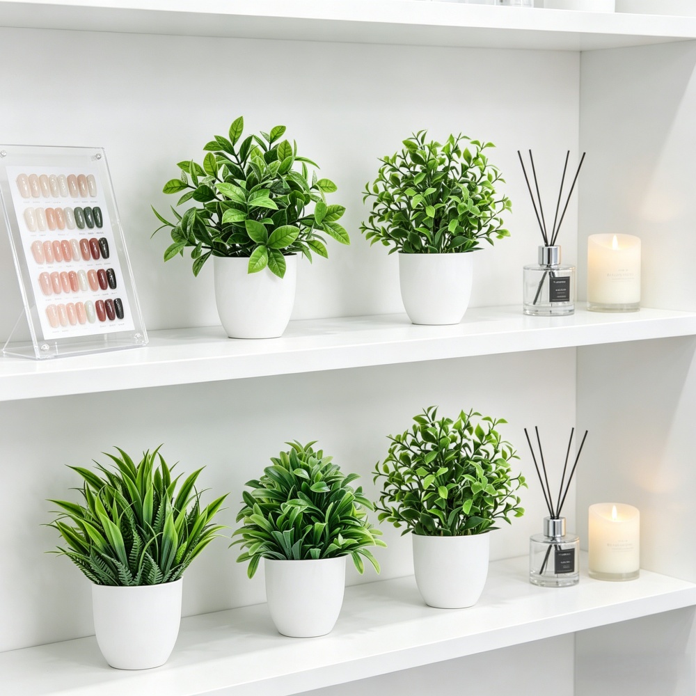4pcs/set Mini Artificial Plant - Plant Desk Mini บทวิจารณ์และราคา