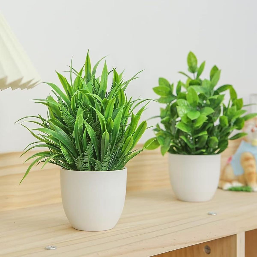 4pcs/set Mini Artificial Plant - Plant Desk Mini บทวิจารณ์และราคา