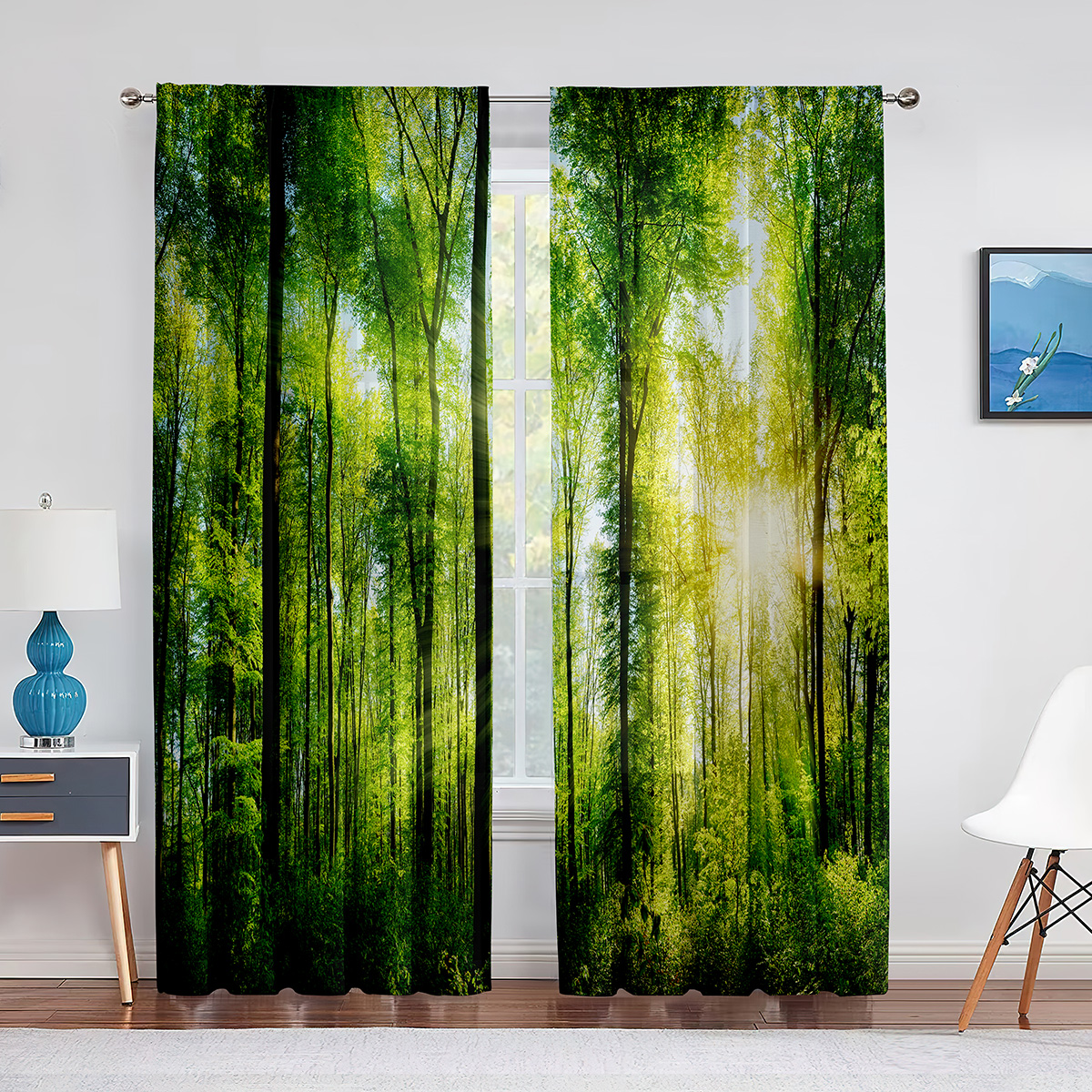 Woodland Forest Foliage Sunbea - Home Office With View บทวิจารณ์และราคา