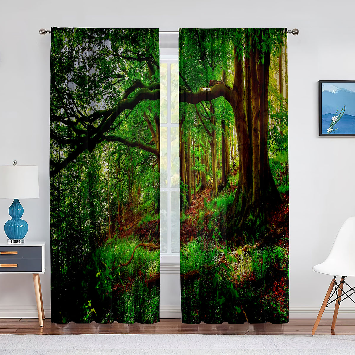 Woodland Forest Foliage Sunbea - Home Office With View บทวิจารณ์และราคา