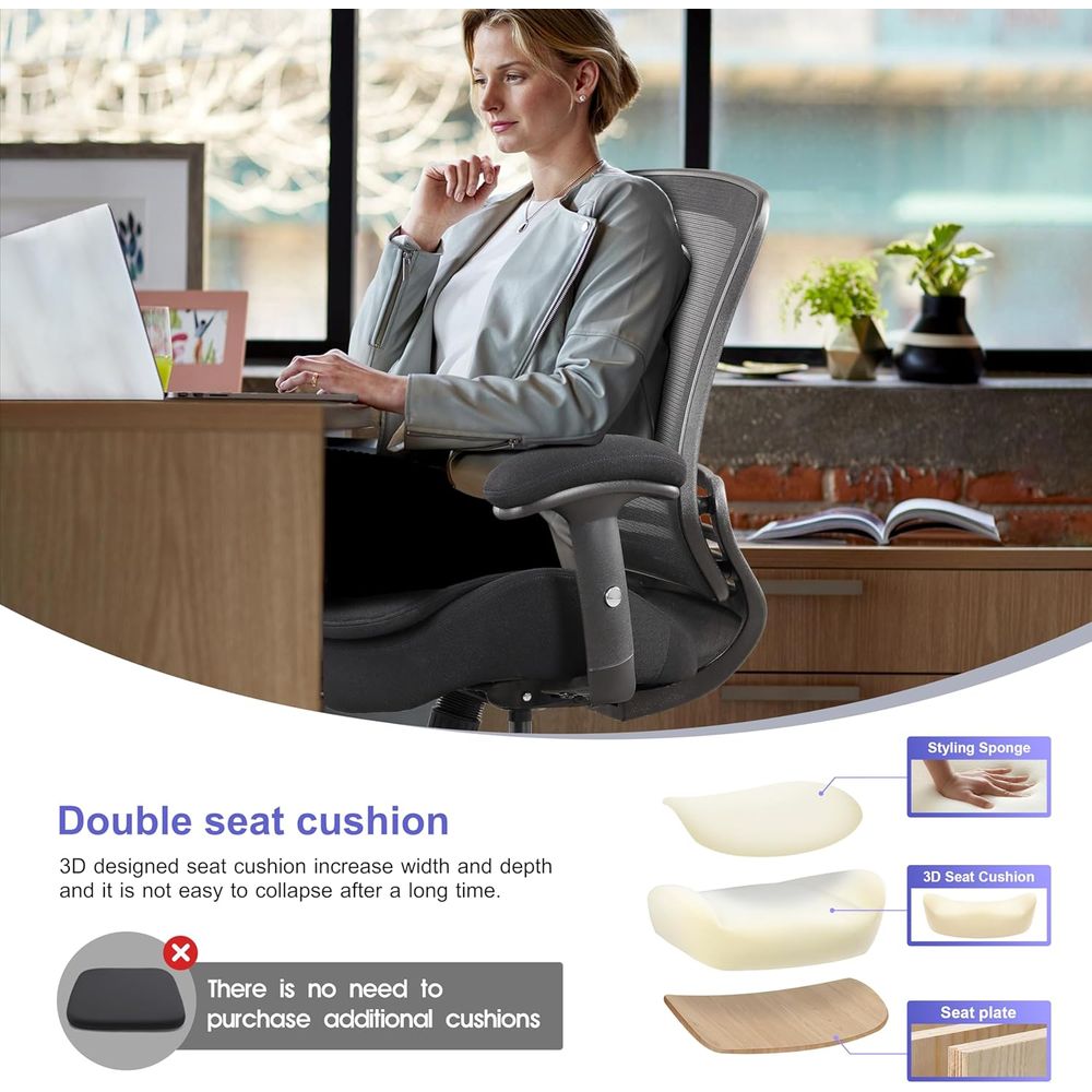 Mesh Ergonomic Office Chair wi - Ergonomic Office Chair บทวิจารณ์และราคา