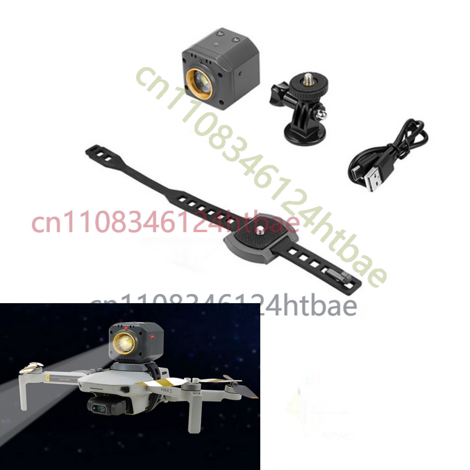 LED Searchlight Night Light fo - Zoom Lighting Kit บทวิจารณ์และราคา