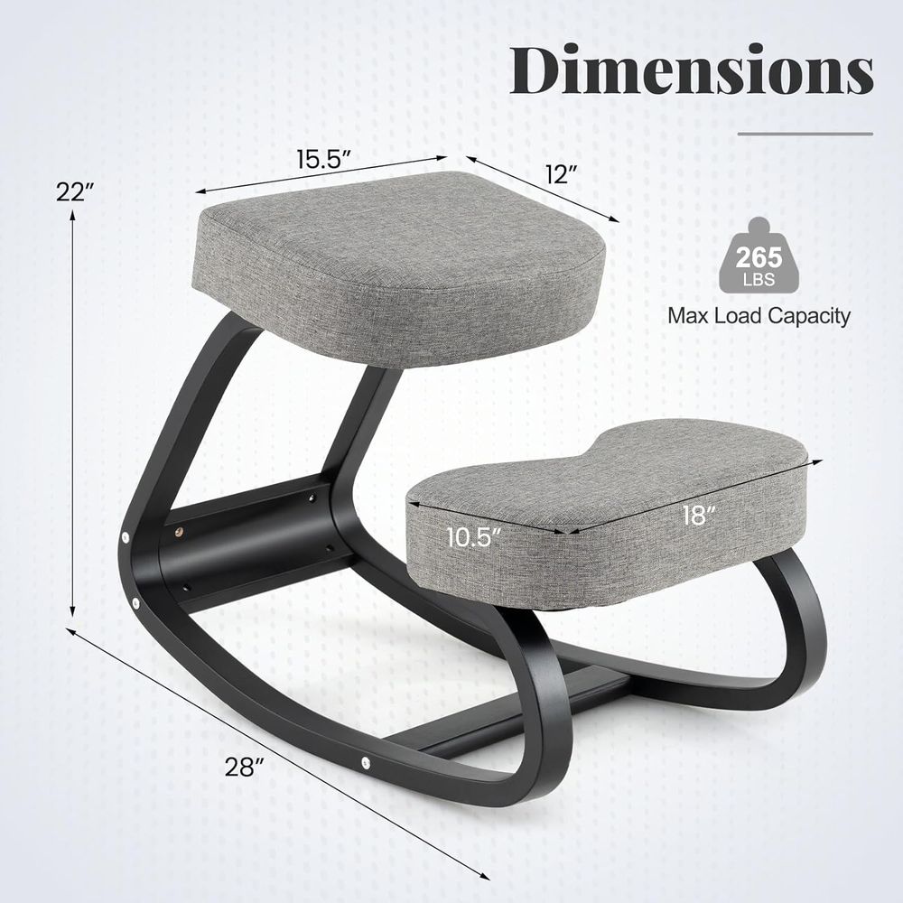Ergonomic Kneeling Chair with  - Home Office Desk บทวิจารณ์และราคา