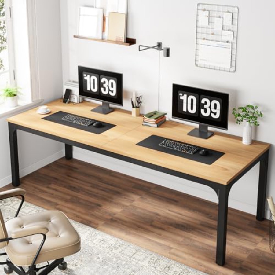 78.7 Inches Extra Long Compute - Home Office Desk บทวิจารณ์และราคา
