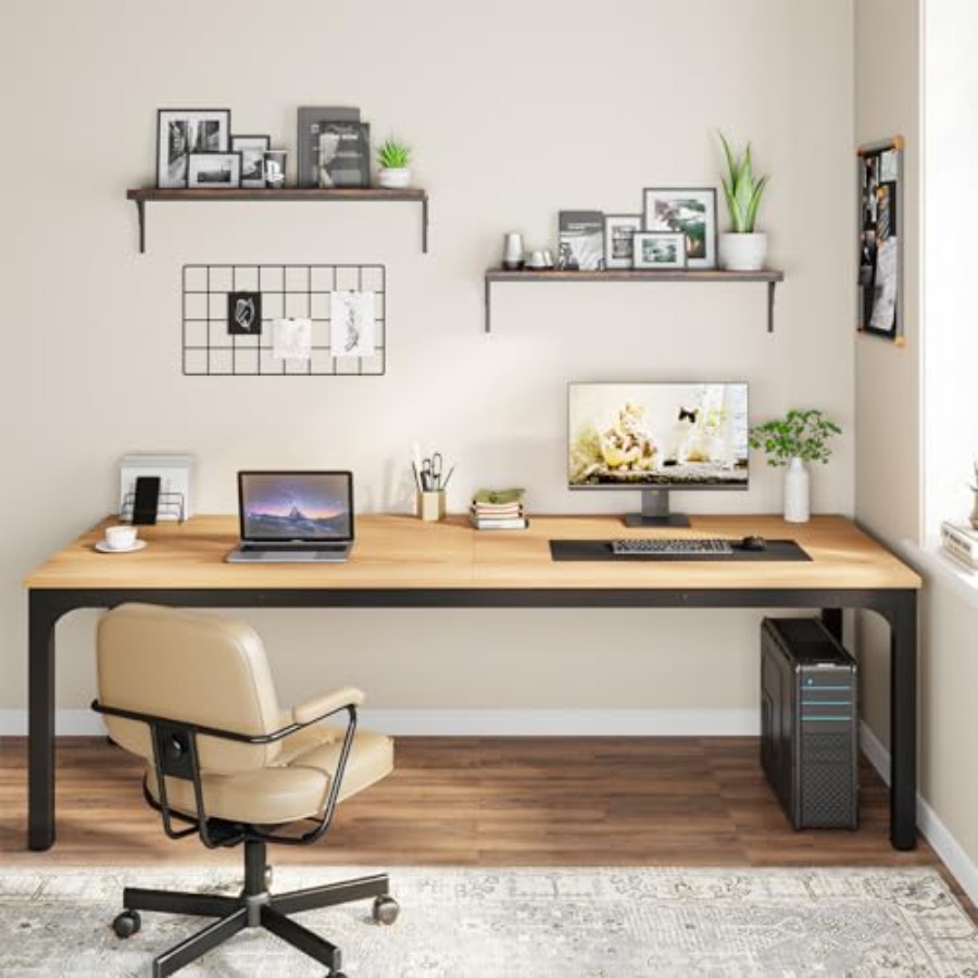 78.7 Inches Extra Long Compute - Home Office Desk บทวิจารณ์และราคา