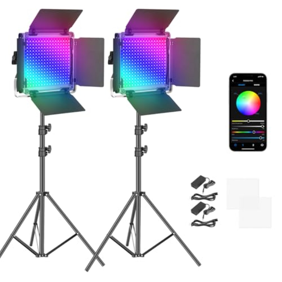 2 Pack 660 PRO RGB LED Video L - Zoom Lighting Kit บทวิจารณ์และราคา