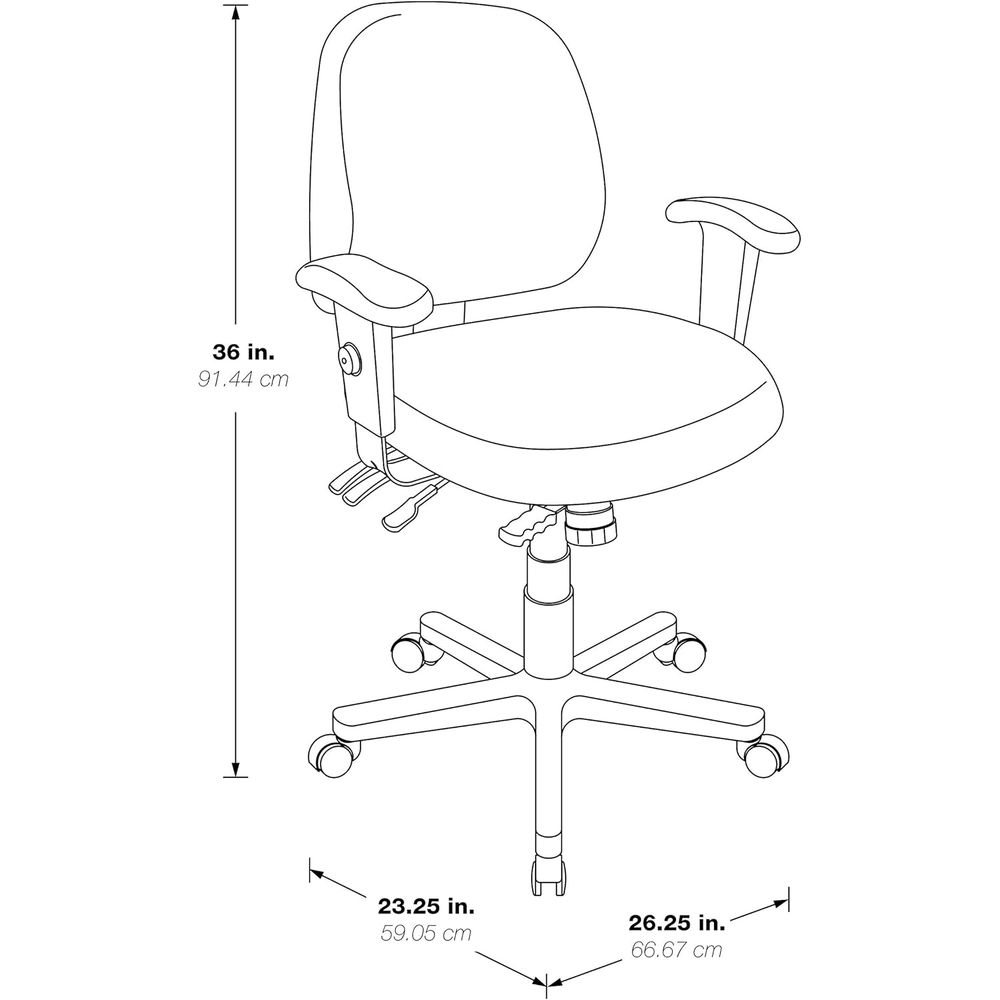 Ergonomic Back Office Desk Cha - Ergonomic Office Chair บทวิจารณ์และราคา