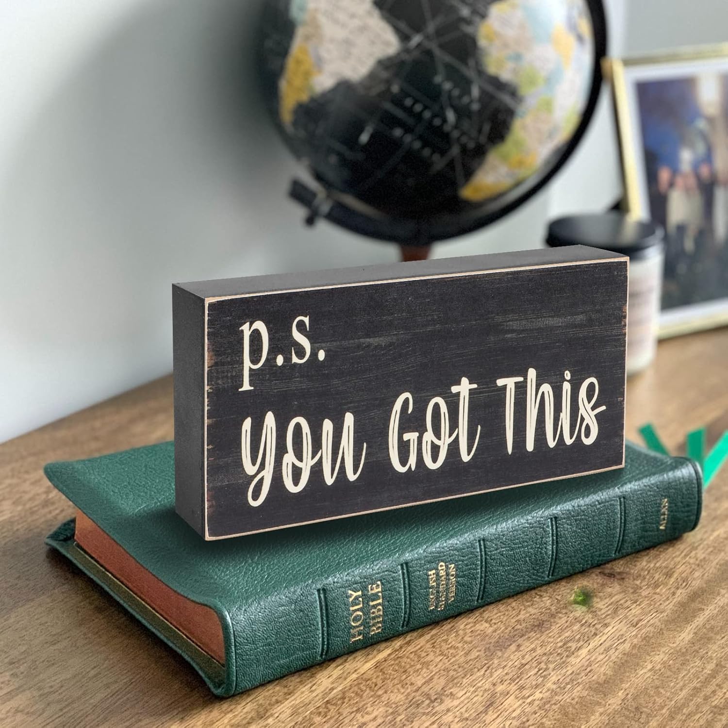 Motivational Desk Decor Black  - Home Office Box บทวิจารณ์และราคา