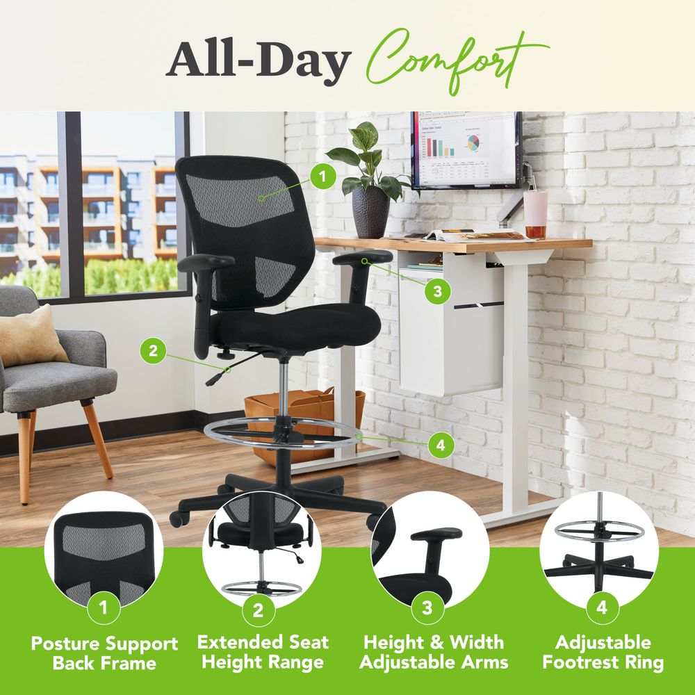 Prominent Mesh Ergonomic Stand - Ergonomic Office Chair บทวิจารณ์และราคา