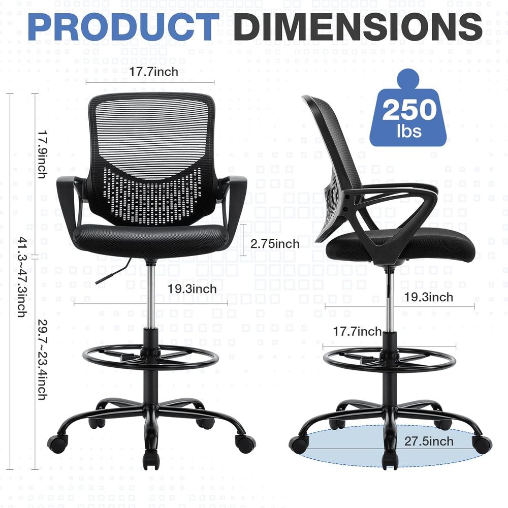 Ergonomic Tall Office Chair wi - Ergonomic Office Chair บทวิจารณ์และราคา