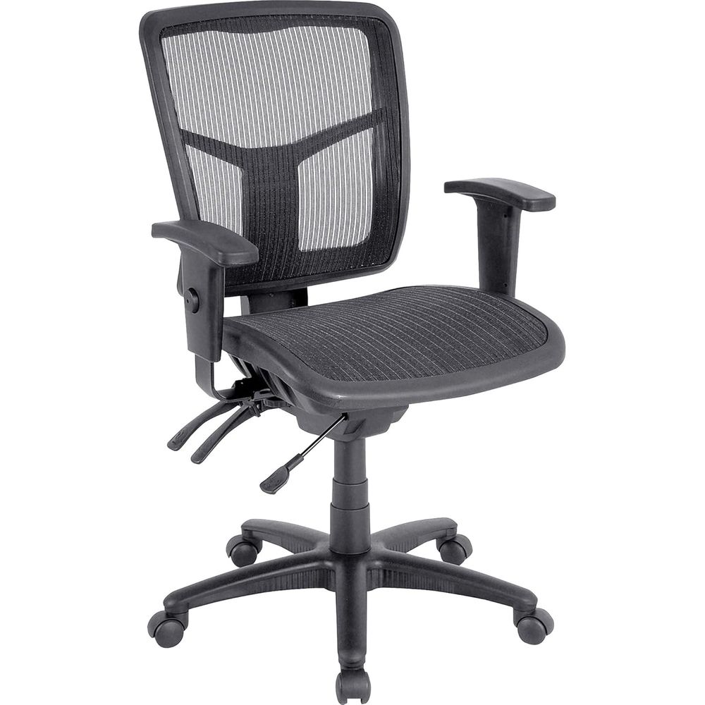 Black Swivel Ergonomic Mesh Of - Ergonomic Office Chair บทวิจารณ์และราคา