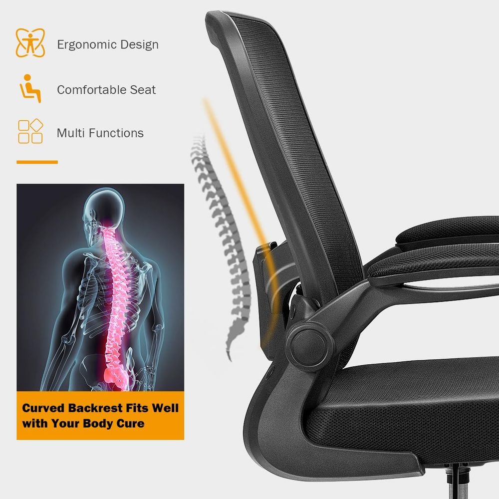 High Back Ergonomic Mesh Offic - Ergonomic Office Chair บทวิจารณ์และราคา
