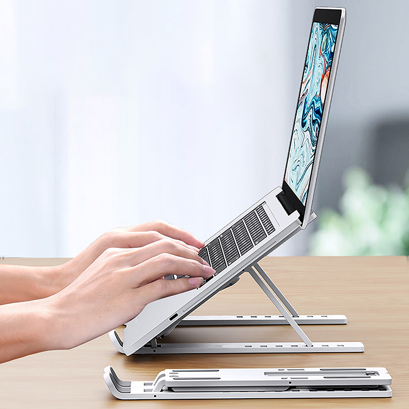Plastic Laptop Holder Stand Ad - Laptop Stand Foldable บทวิจารณ์และราคา