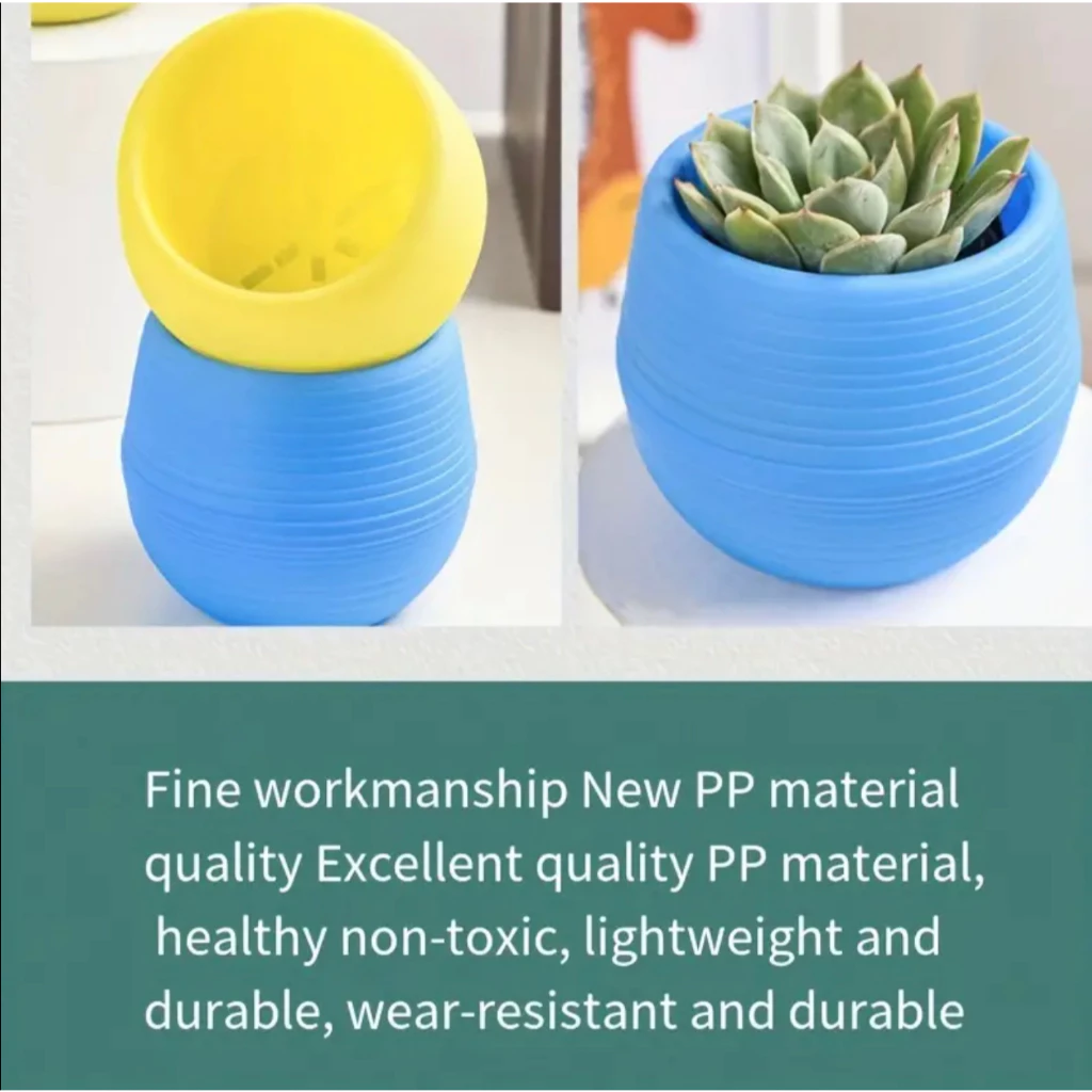 1pcs 7*7cm Mini Pp Resin Plast - Plant Desk Mini บทวิจารณ์และราคา