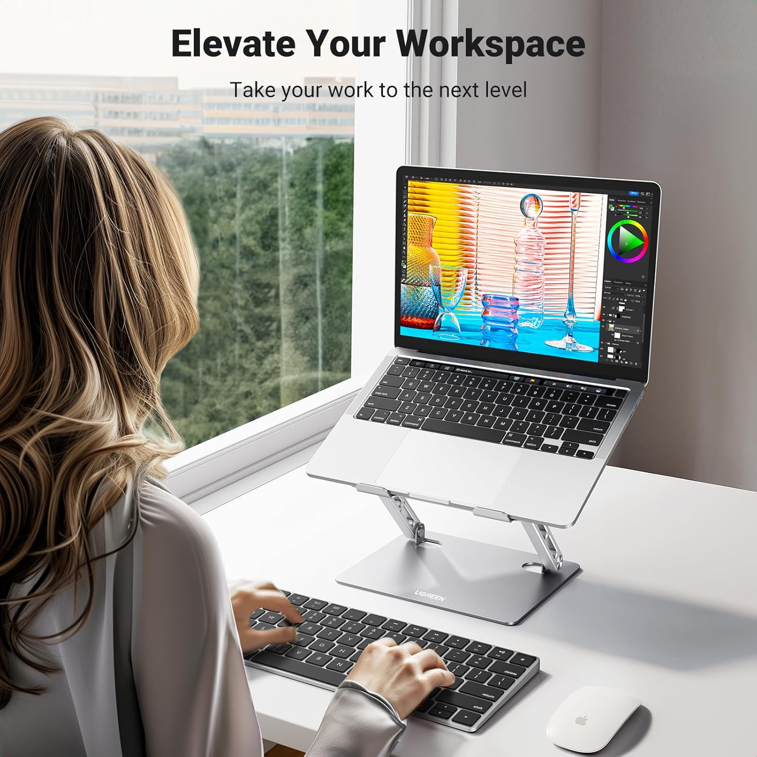 UGREEN Laptop Stand, Adjustabl - Laptop Stand Foldable บทวิจารณ์และราคา