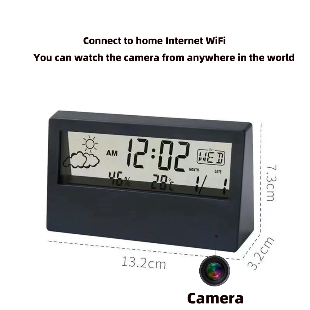 4K WiFi Clock Camera with Moti - Home Office With View บทวิจารณ์และราคา
