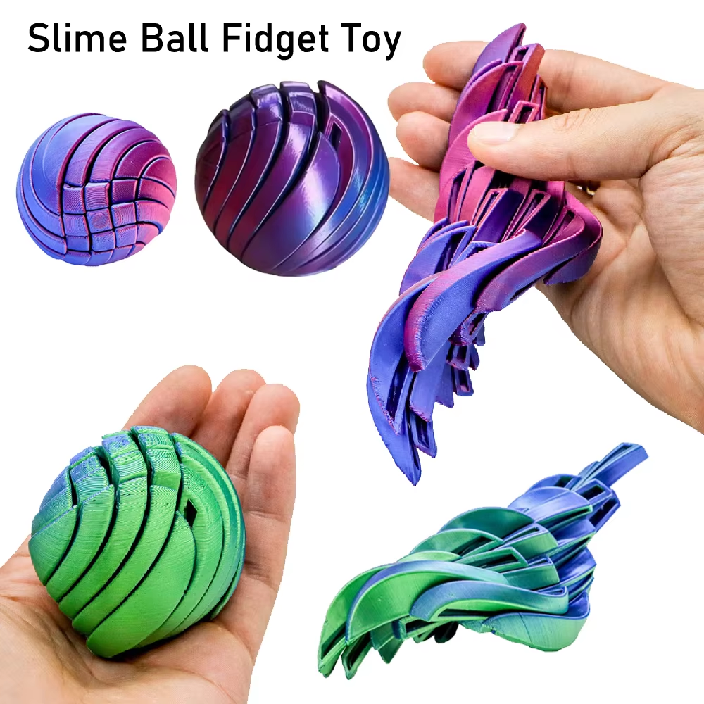 Creative 3D Printed Slime Ball - Home Office Gear บทวิจารณ์และราคา