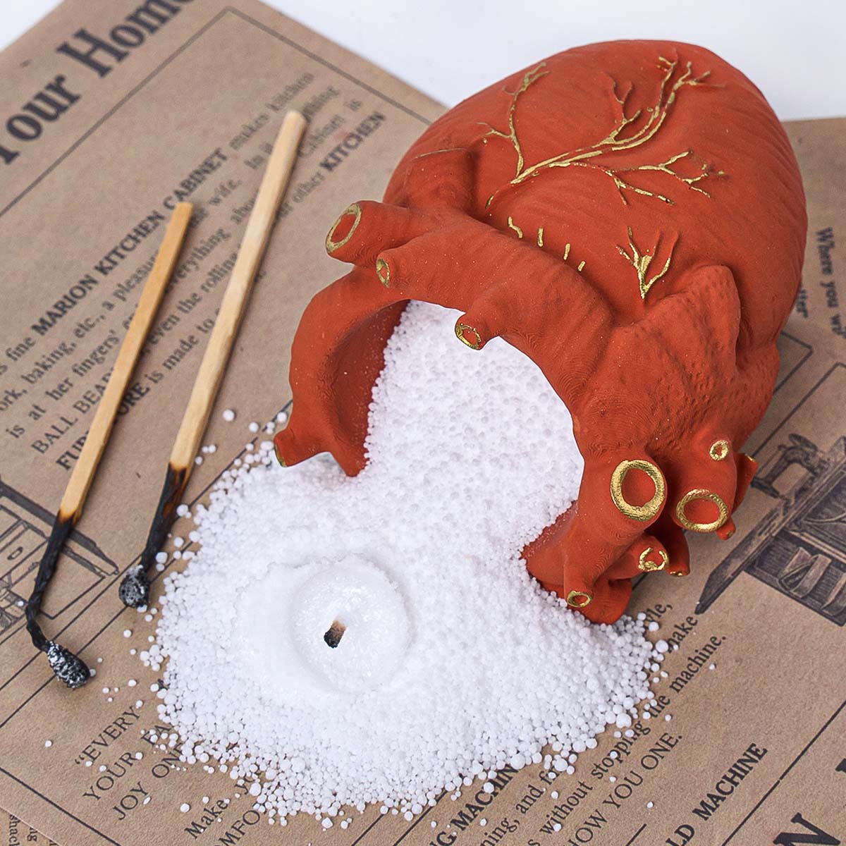 Simulation Heart Vase Silicone - Home Office Gear บทวิจารณ์และราคา