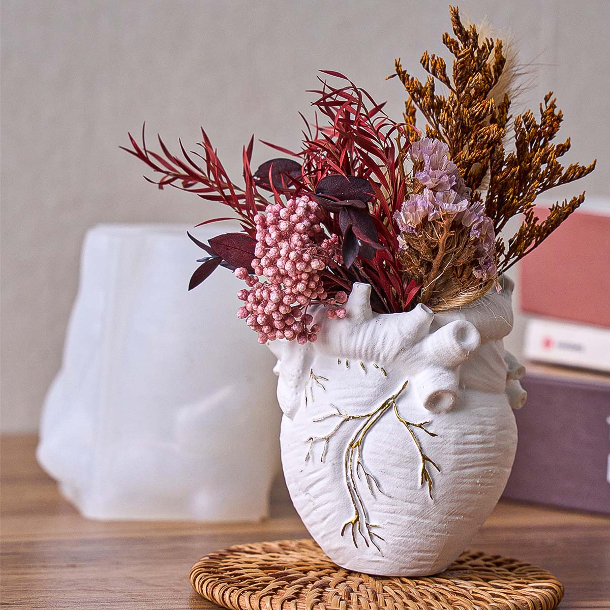 Simulation Heart Vase Silicone - Home Office Gear บทวิจารณ์และราคา