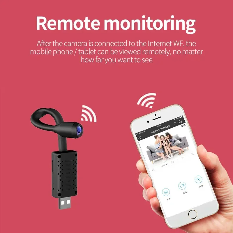 4K Mini USB WiFi Camera Portab - Home Office With View บทวิจารณ์และราคา