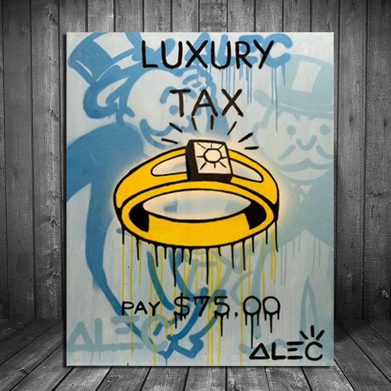 Alec Monopoly Luxury Tax Wall  - Home Office Tax บทวิจารณ์และราคา
